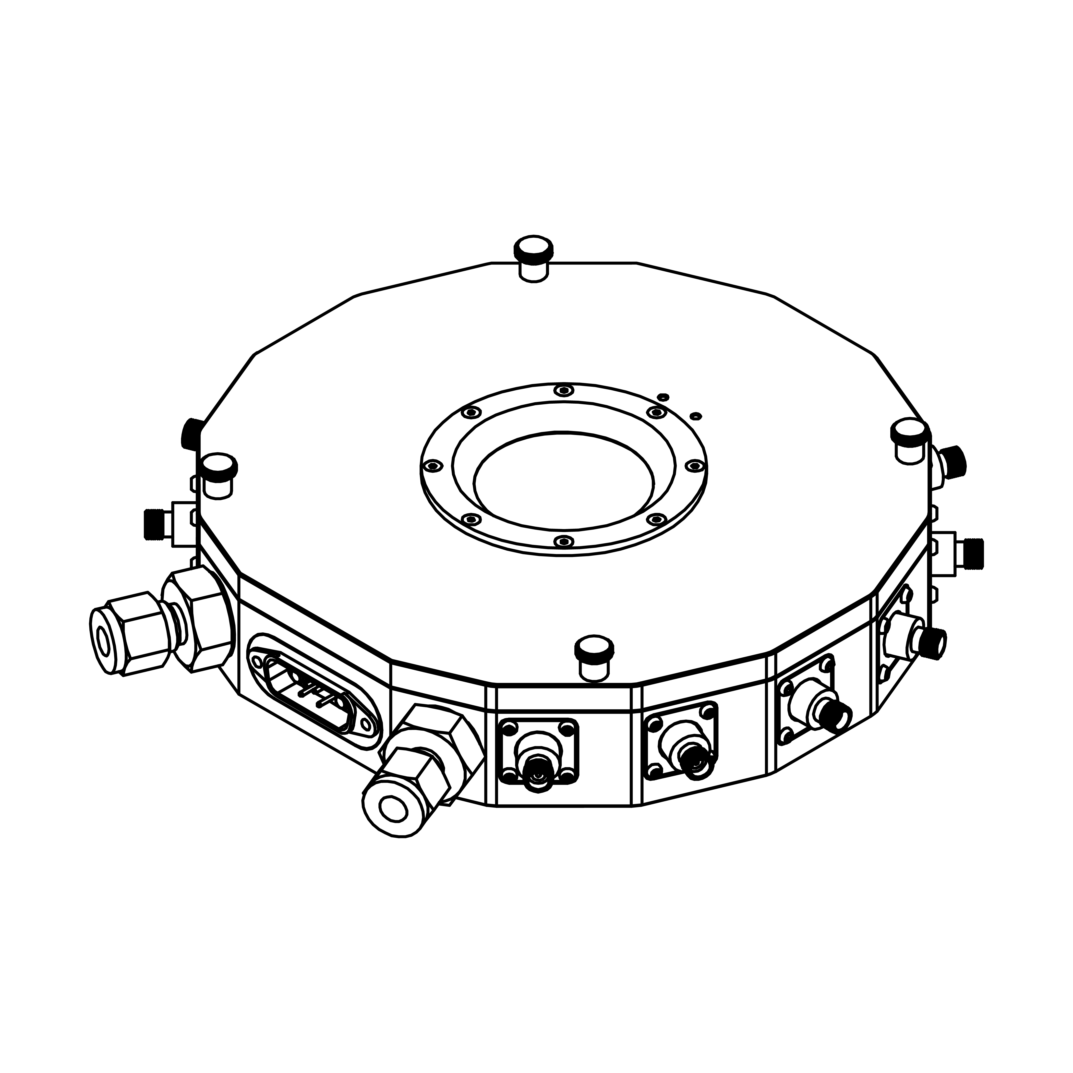 MPS-13ch's dimension 3D view