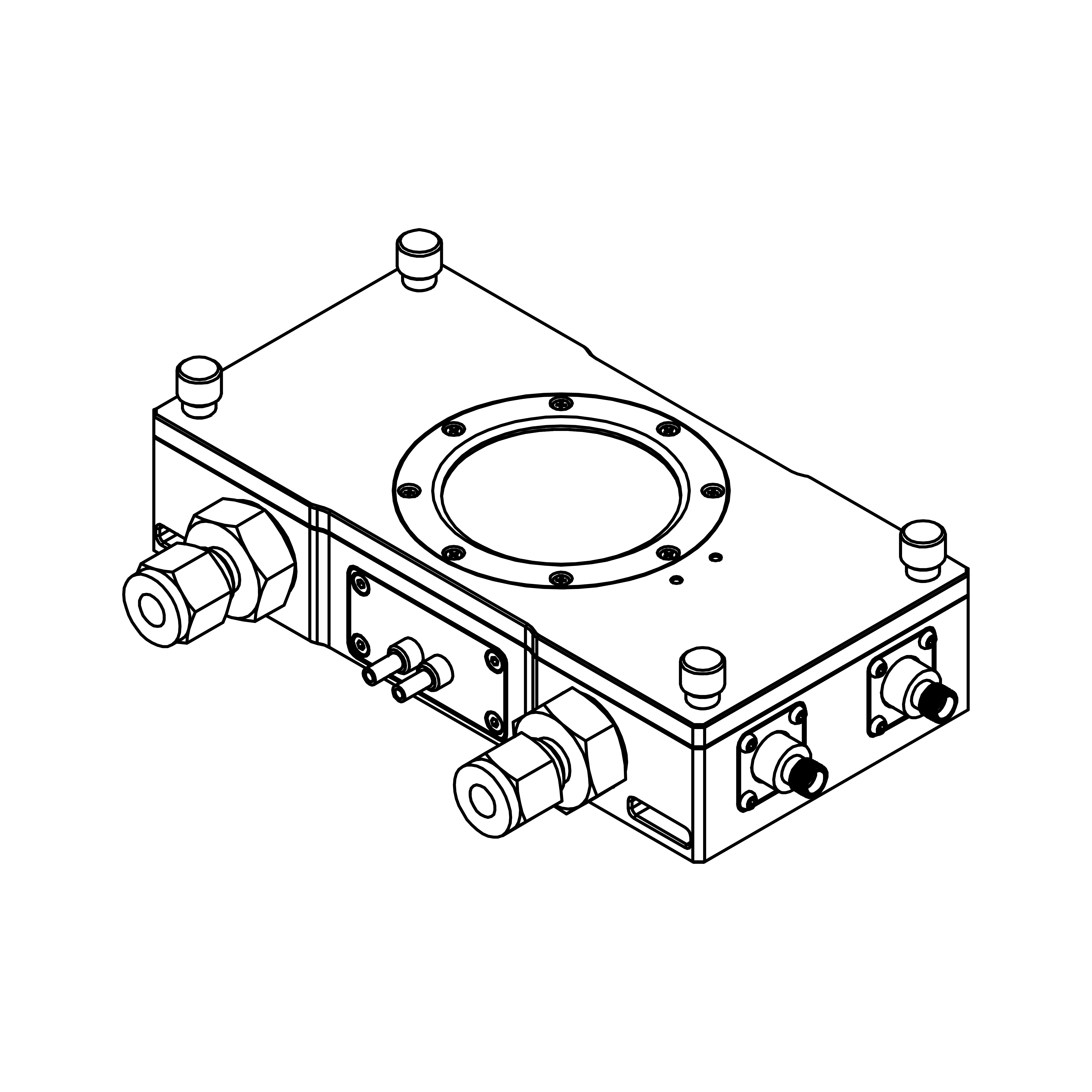 PZMPS-4ch's dimension 3D view