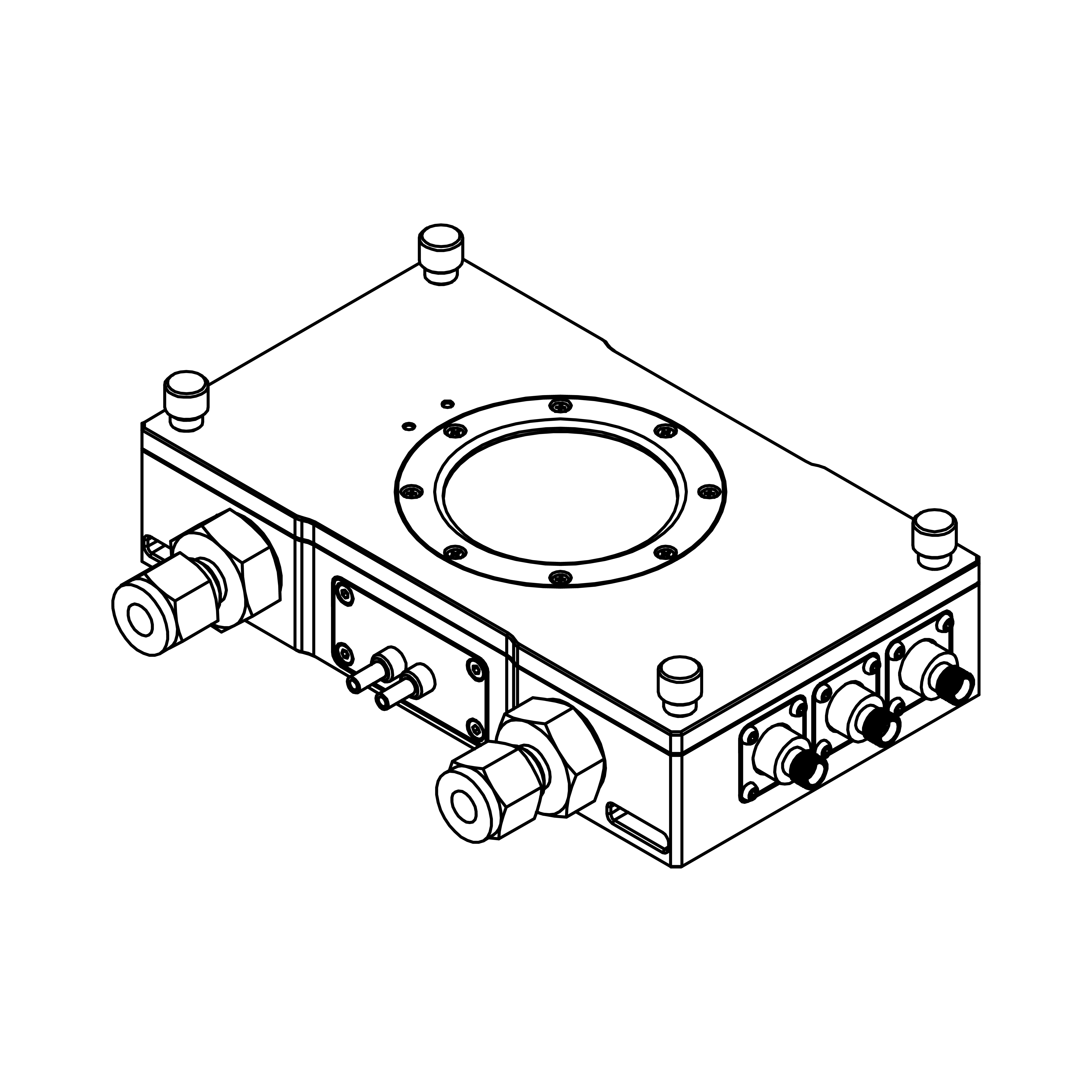MPS-6ch's dimension 3D view