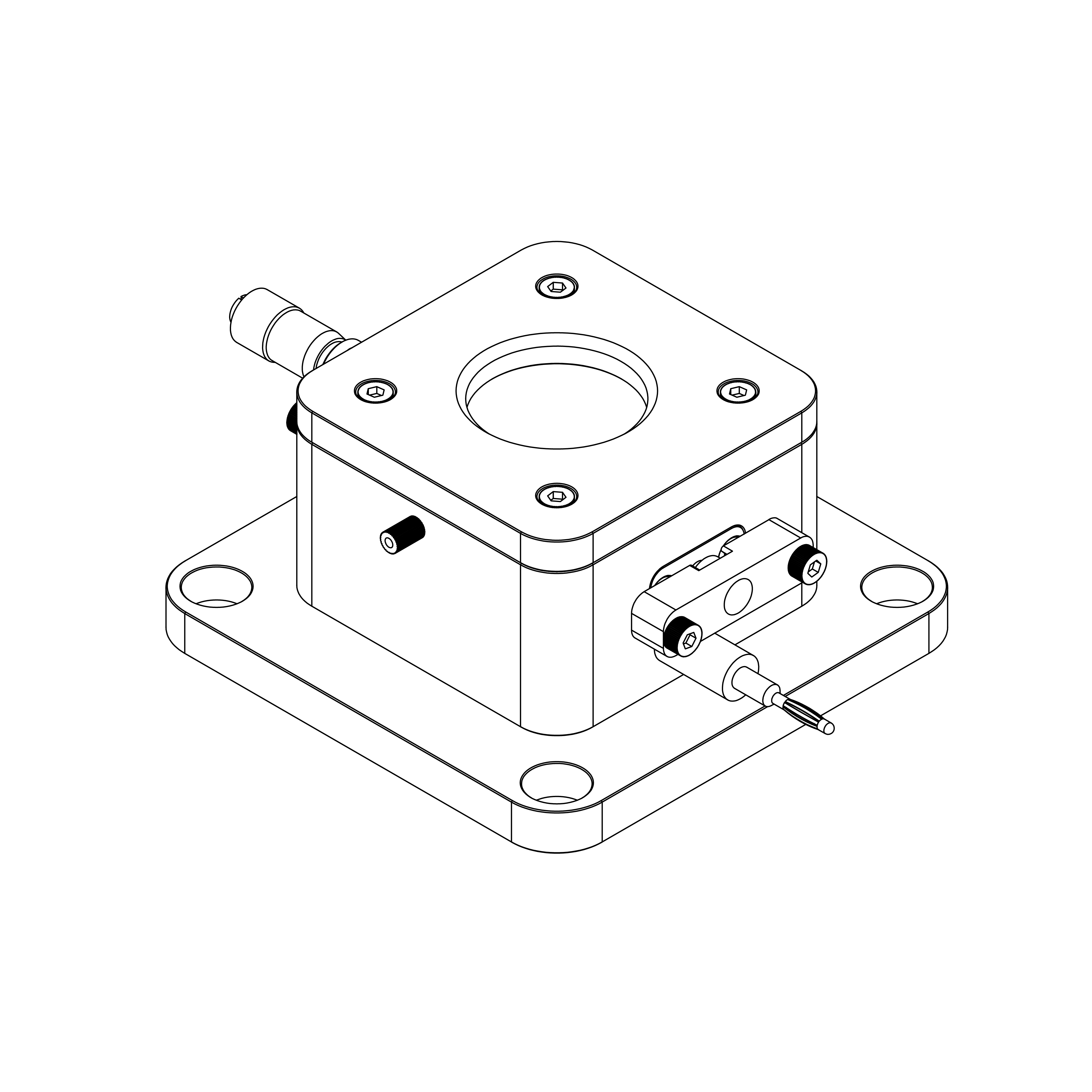 Raman Battery Chamber's dimension 3D view