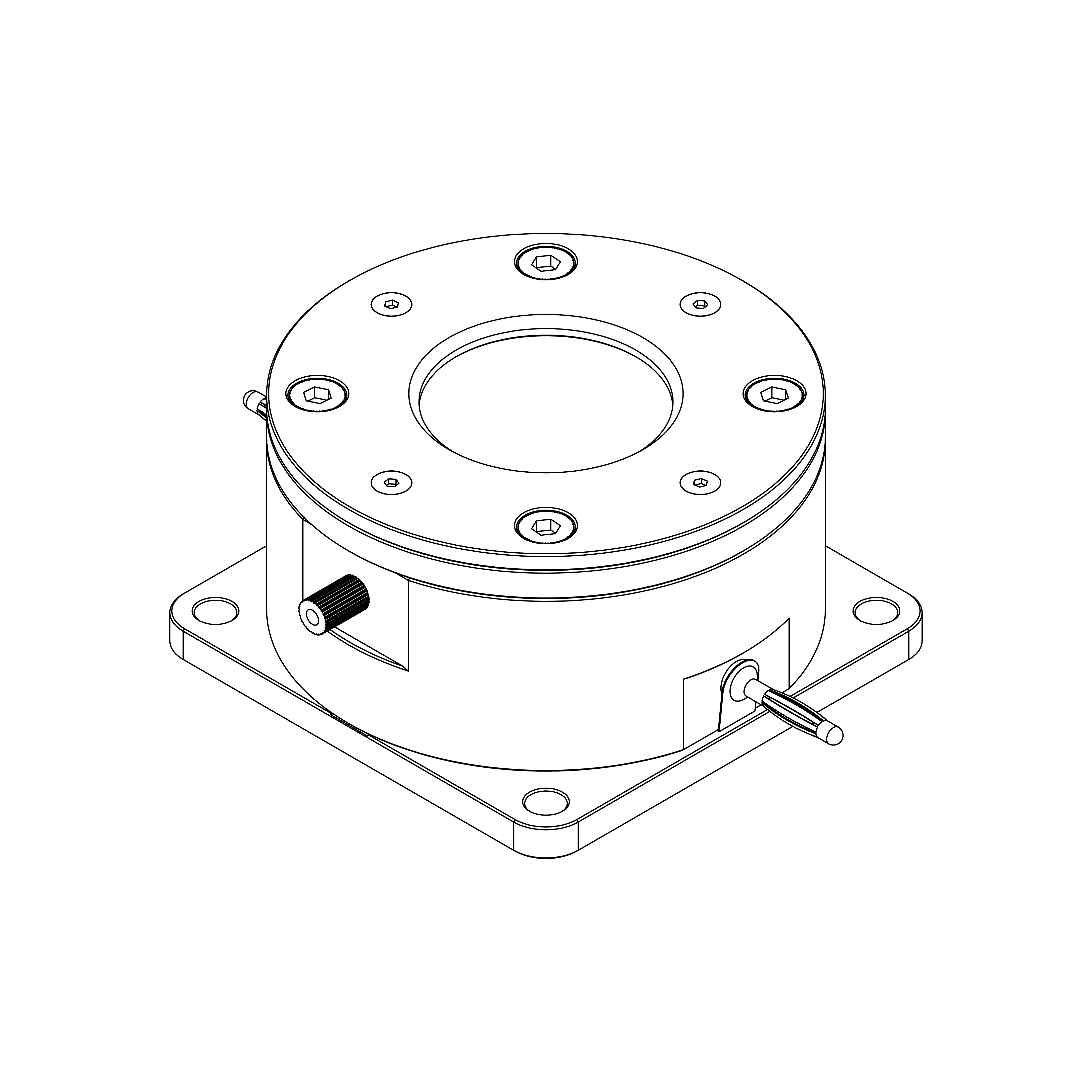 Raman Battery Cell's dimension 3D view