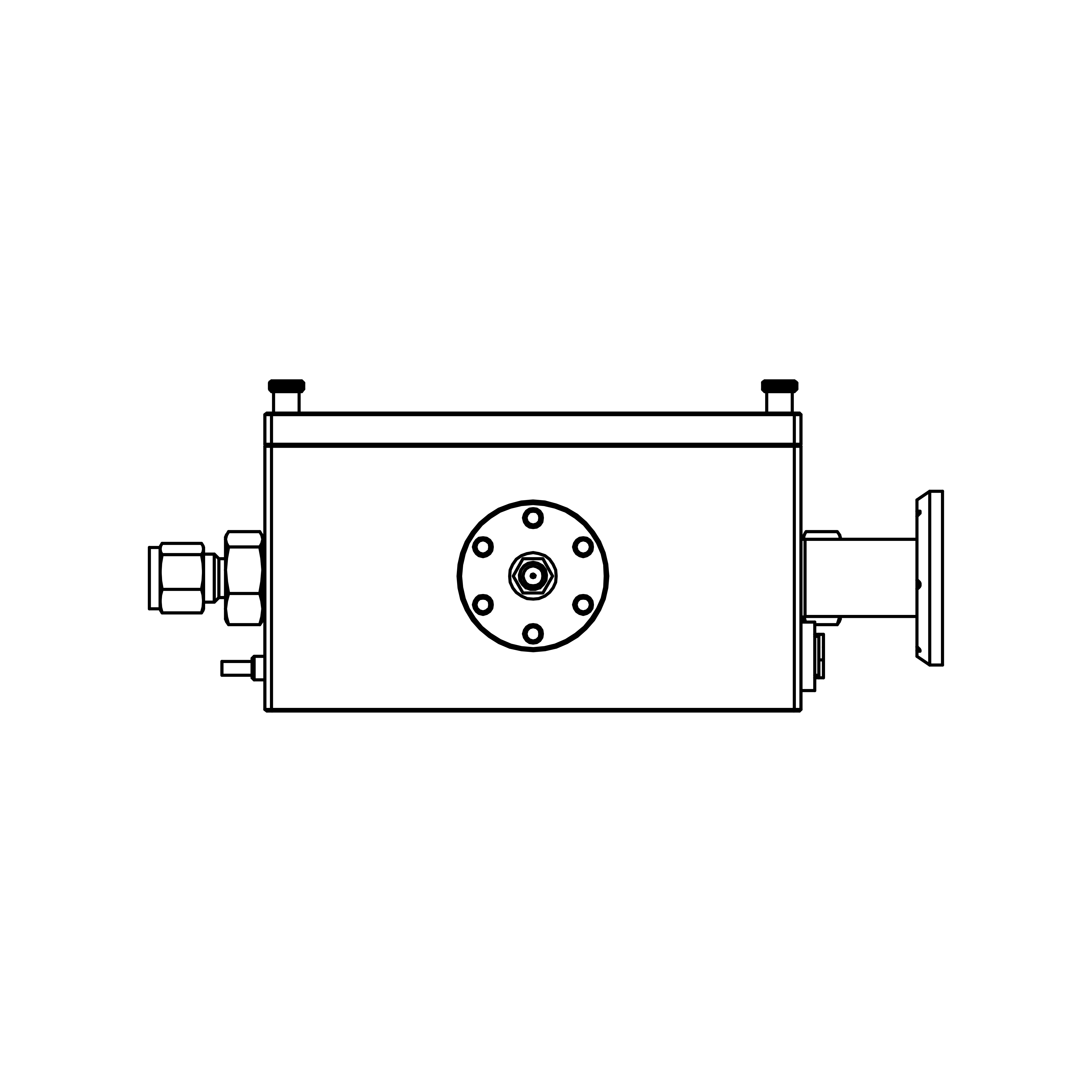 MFC controller's dimension right view