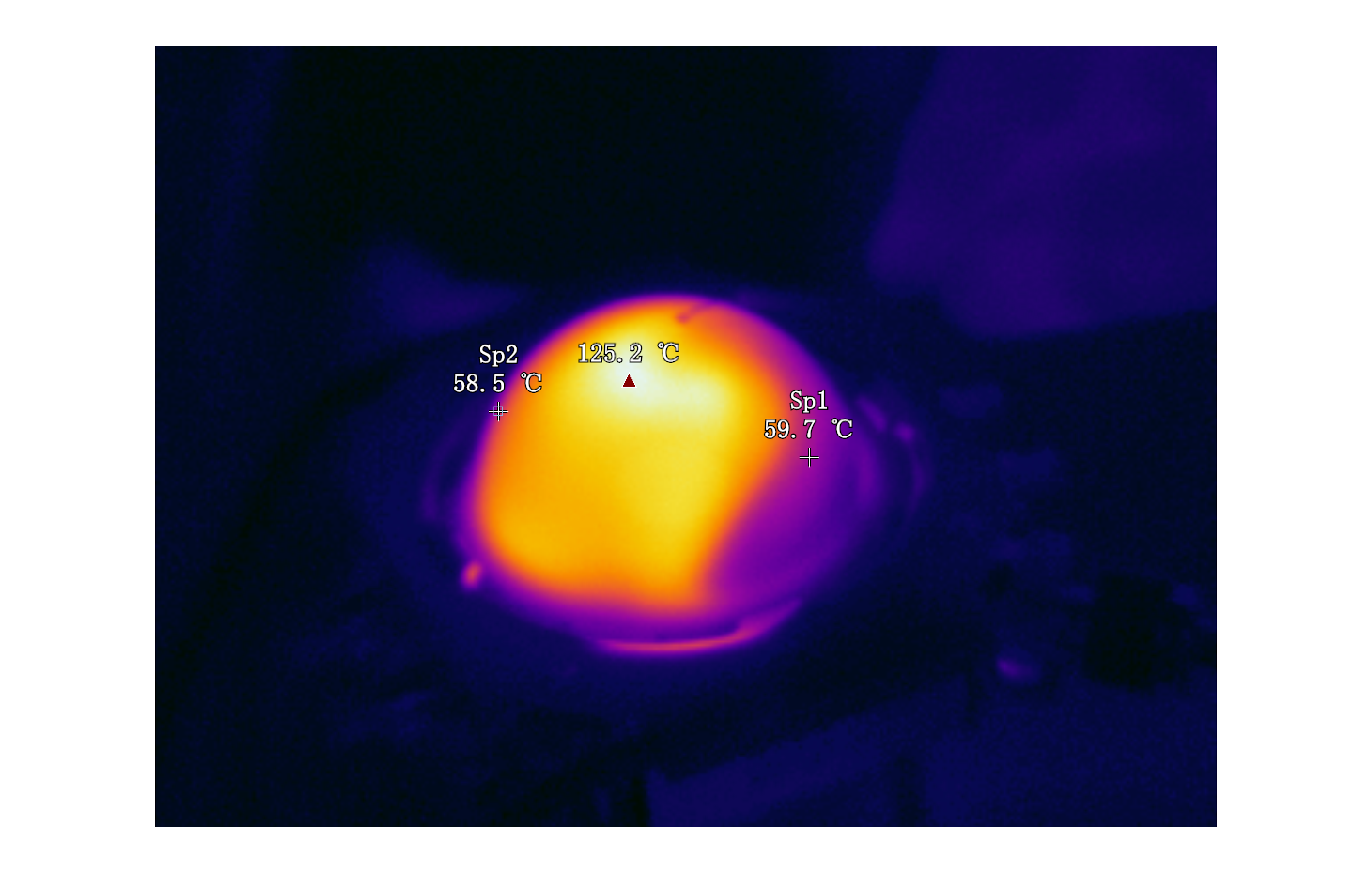Temperature of PEEK Dome
