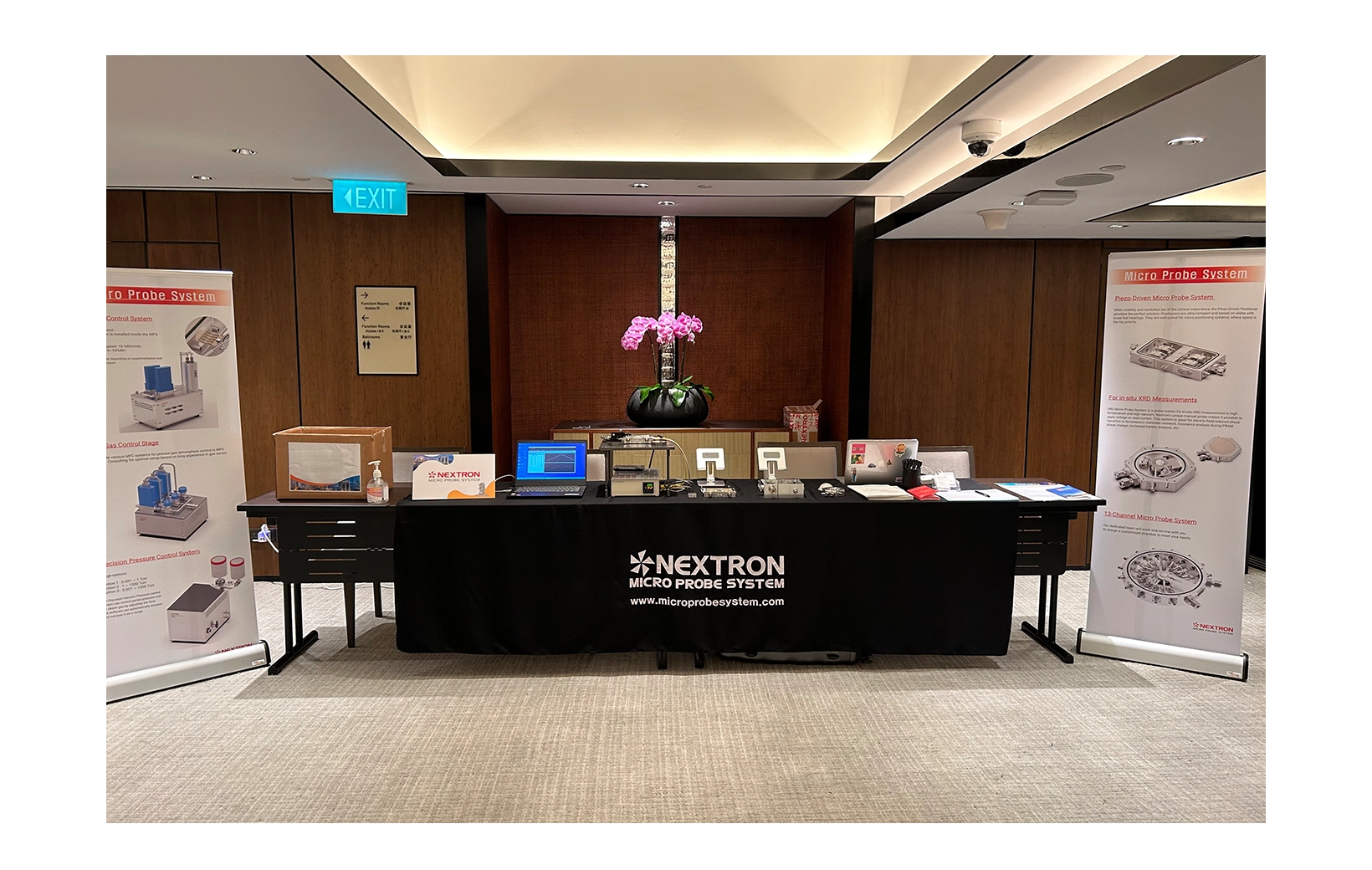 Nextron promotional booth at ICEIC 2023