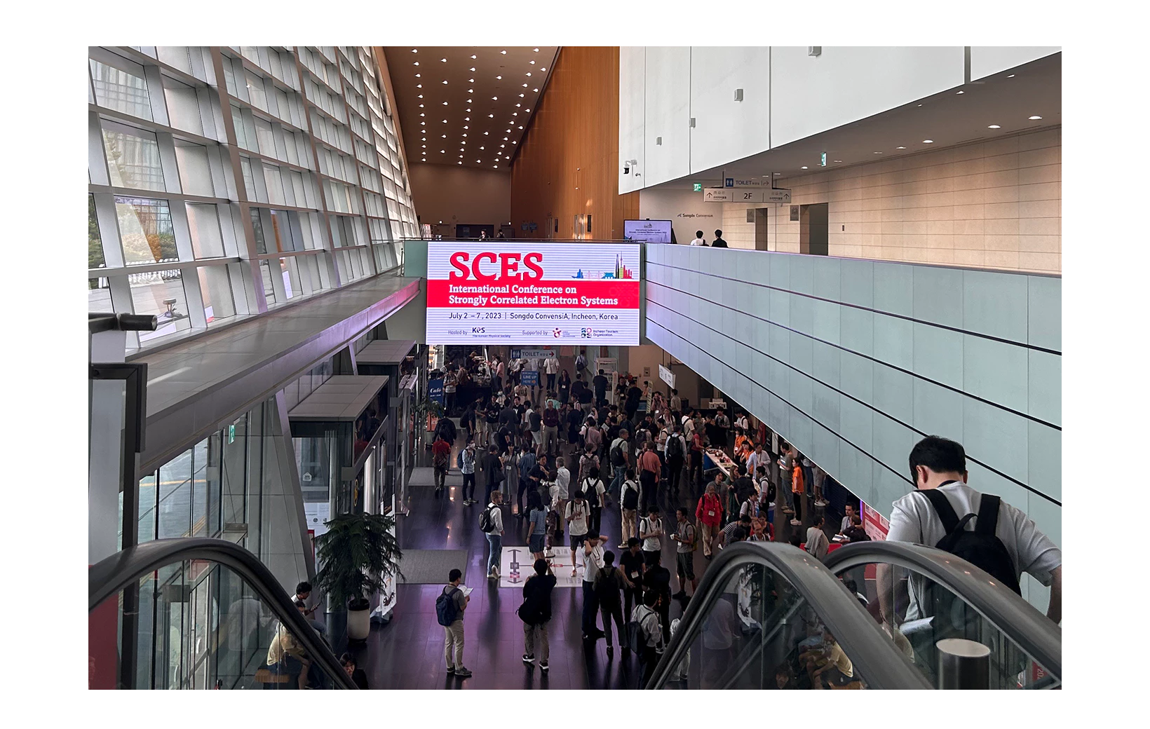 2023 SCES electronic display board