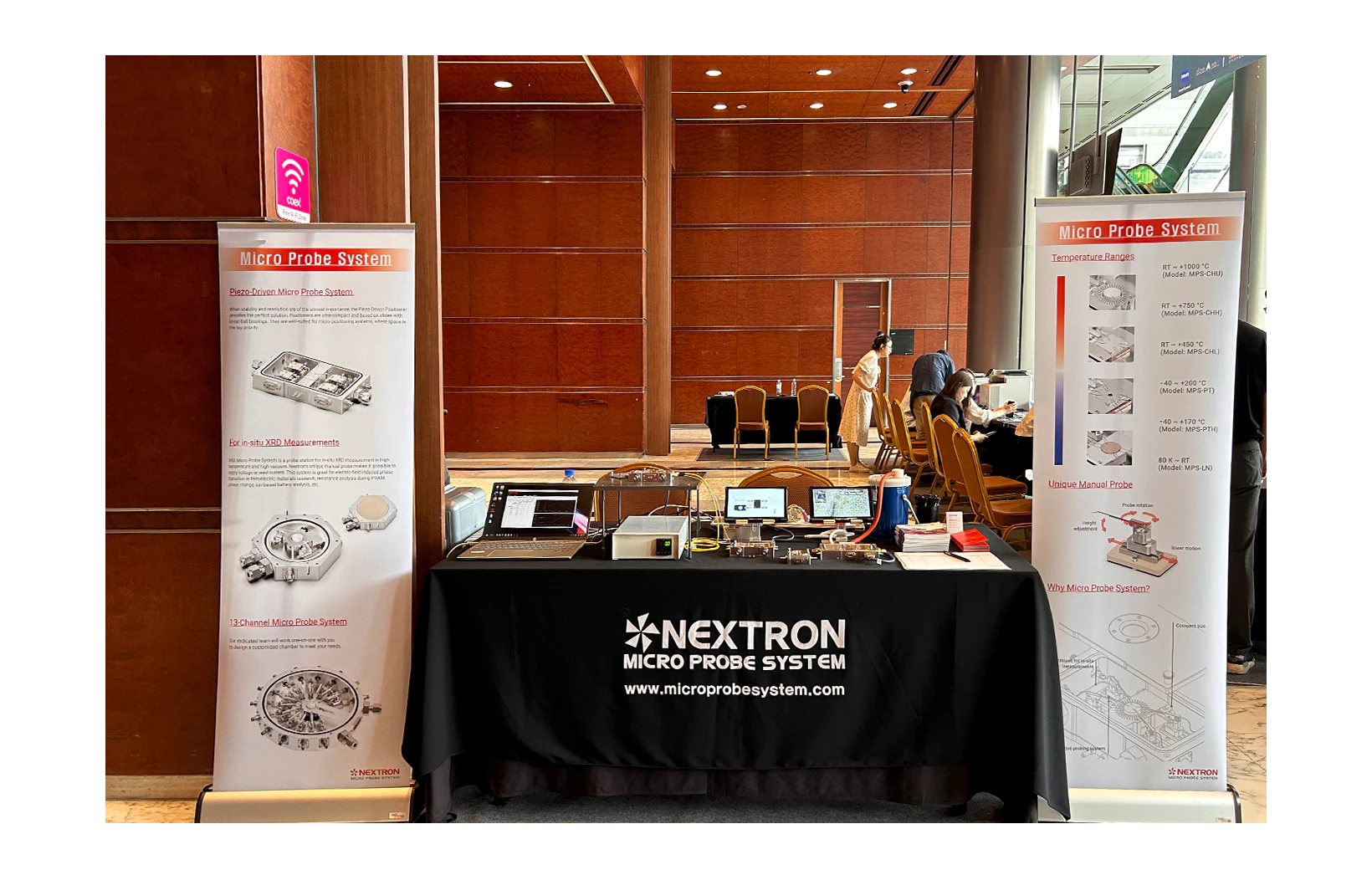 Nextron booth at 2023 AEFM exhibition hall
